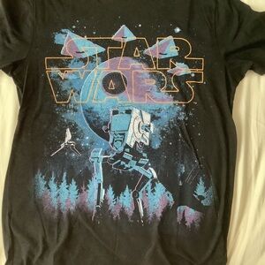 Star Wars Death Star Lambda Shuttle Graphic T-Shirt - Black Men’s S